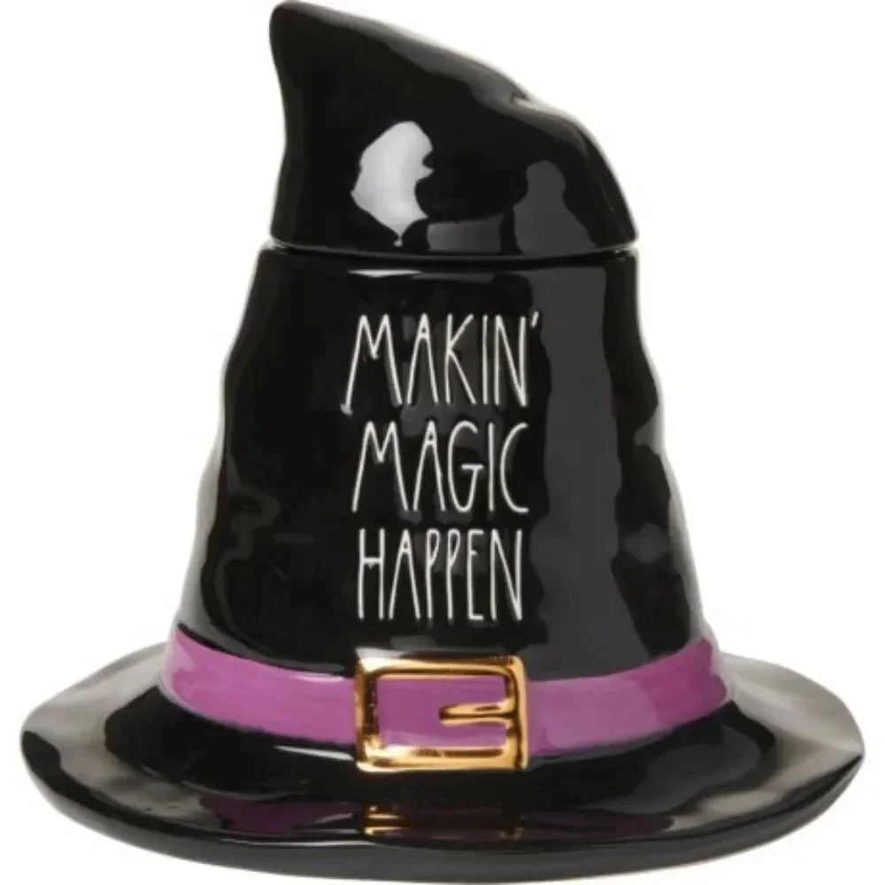 Brand New in the Box ~ Rae Dunn Makin’ Magic Happen Figural Canister ~ Halloween